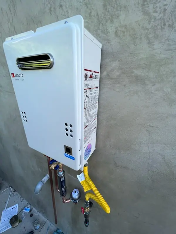 Tankless water heater installation for Camp Dallas homes